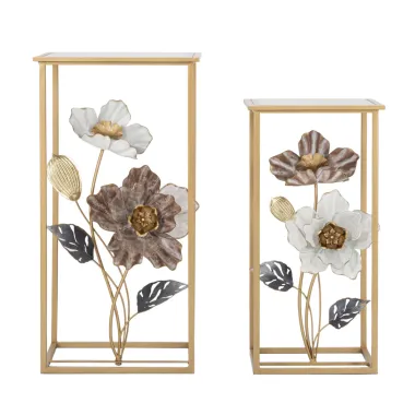 Stoliki FLOWER para 36X36X70-30X30X60 cm